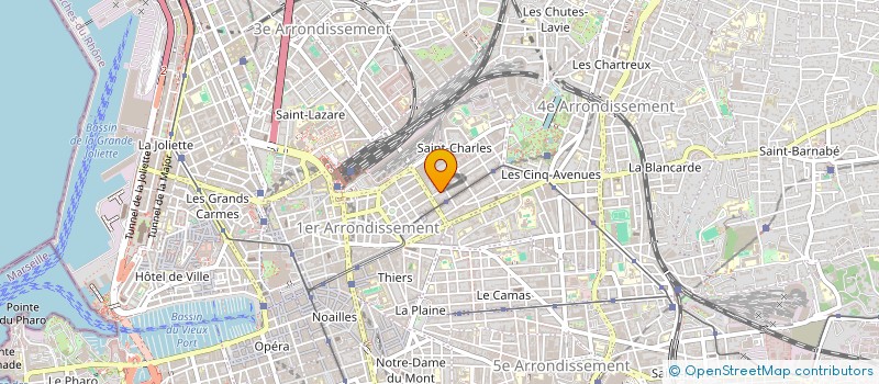 localisation de l'entreprise BATISSES HEUREUSES  MARSEILLE