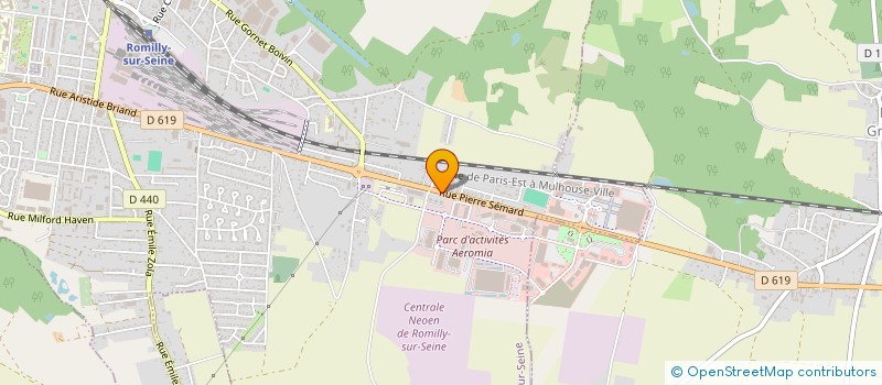 localisation de l'entreprise BATISSEUR 2 VIES (BATIV) à ROMILLY-SUR-SEINE