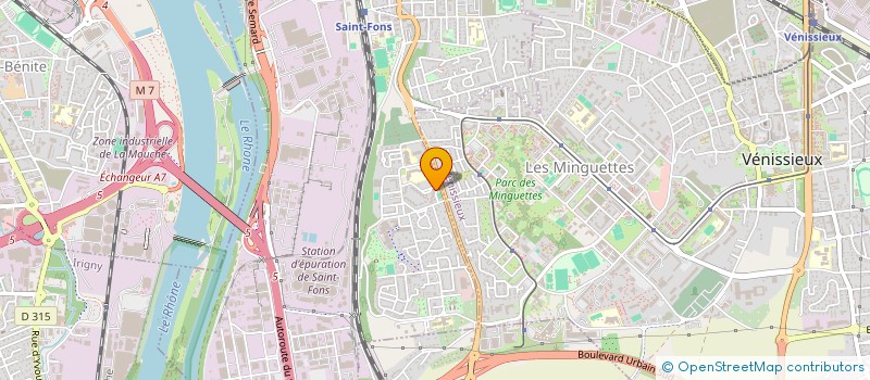 localisation de l'entreprise BATISSEUR PRO  SAINT-FONS