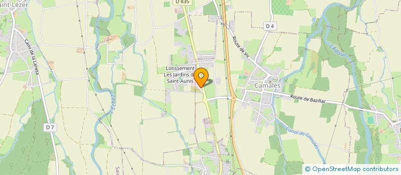 localisation de l'entreprise BATISSEURS  CAMALES