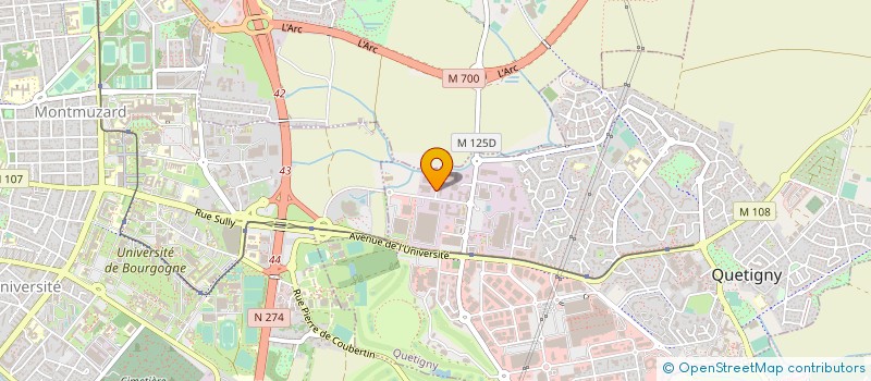 localisation de l'entreprise BATISSEURS BOURGUIGNONS à QUETIGNY