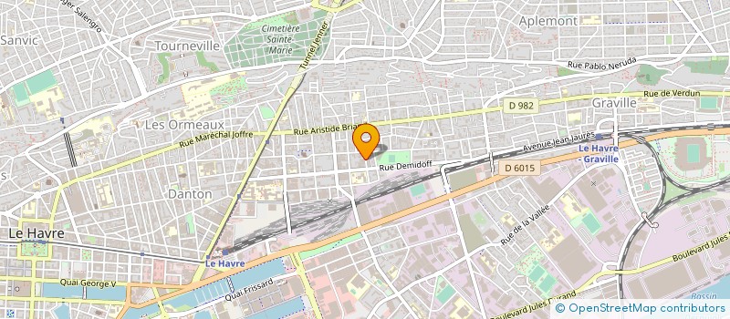 localisation de l'entreprise BATISSEURS & CO / RENOVATIONS ET TRAVAUX à LE HAVRE