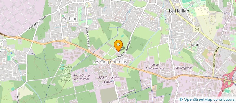 localisation de l'entreprise BATISSEURS CONCEPT  LE HAILLAN