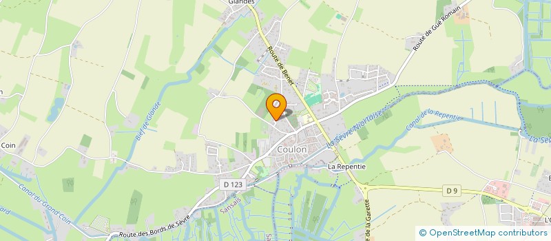 localisation de l'entreprise BATISSEURS DU MARAIS  COULON