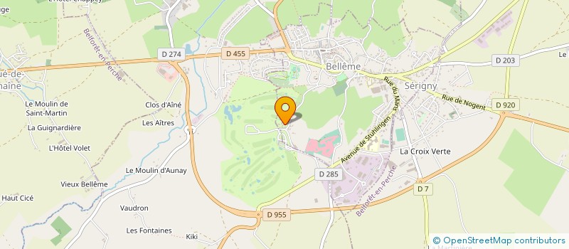 localisation de l'entreprise BATISSEURS DU PERCHE à BELLEME