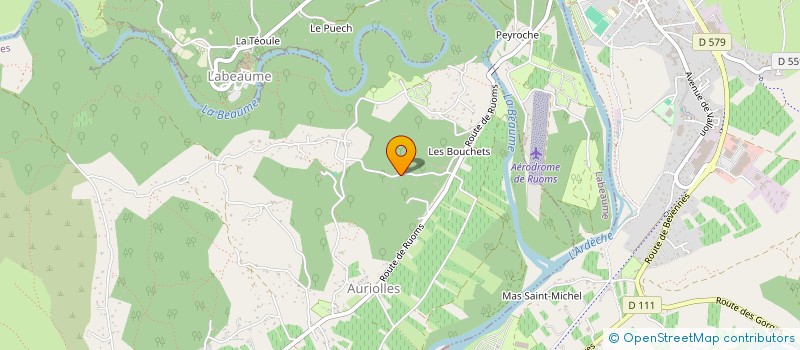 localisation de l'entreprise BATISSEURS DU SUD à SAINT-ALBAN-AURIOLLES