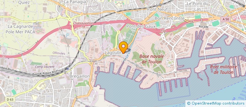 localisation de l'entreprise BATISSEURS DU SUD EST à TOULON