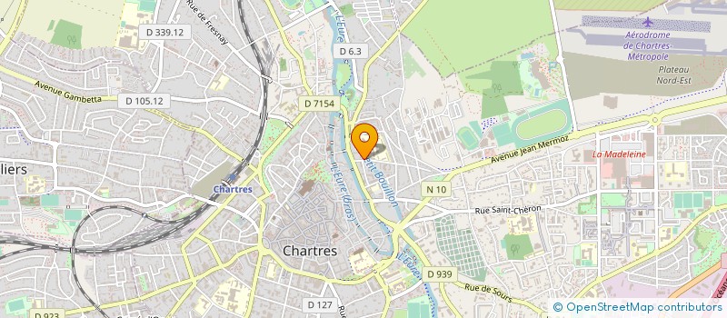 localisation de l'entreprise BATISSEURS EURELIENS à CHARTRES