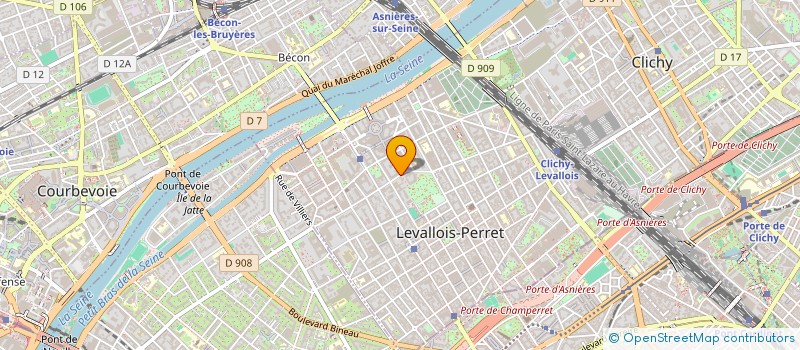 localisation de l'entreprise BATISSEURS FRANCILIENS à LEVALLOIS-PERRET
