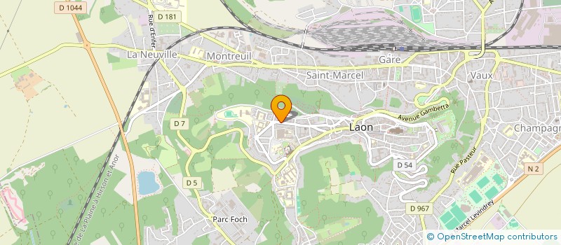 localisation de l'entreprise BATISSEURS LANNOIS à LAON