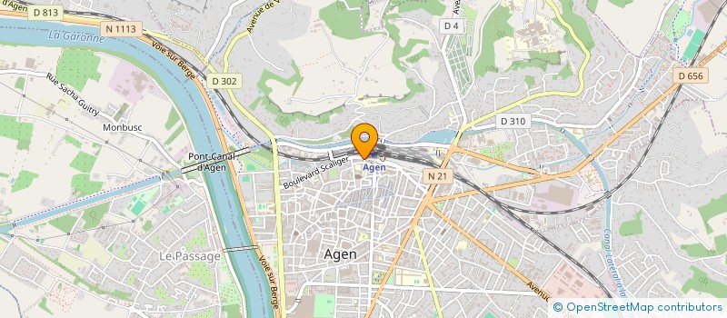 localisation de l'entreprise BATISSEURS LOT ET GARONNAIS à AGEN