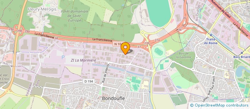 localisation de l'entreprise BATISSEURS PRO CONCEPT à BONDOUFLE