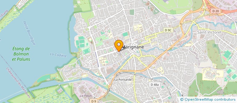 localisation de l'entreprise BATISSIME à MARIGNANE