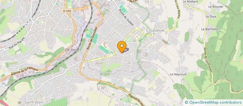 localisation de l'entreprise BATISSIMO à COUBLEVIE