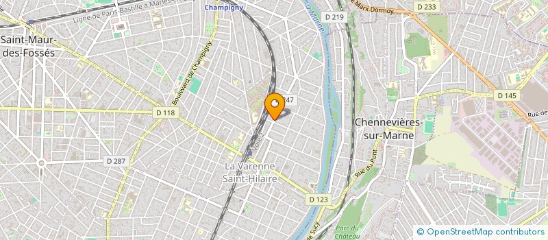 localisation de l'entreprise BATISSIMO à SAINT-MAUR-DES-FOSSES