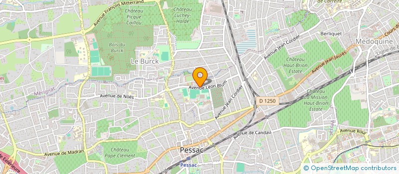 localisation de l'entreprise BATISSIMO  PESSAC