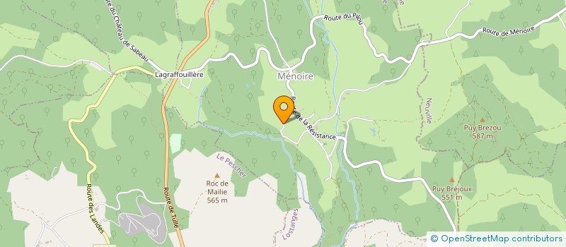 localisation de l'entreprise BATISSONS AU NATUREL  MENOIRE