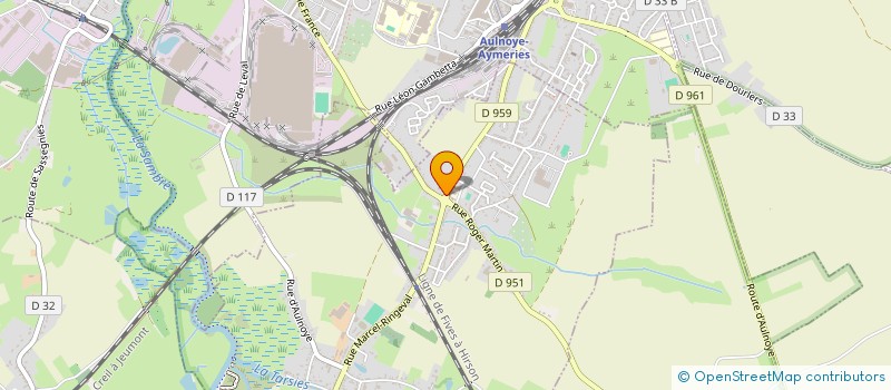 localisation de l'entreprise BATISSONS EN FRANCE ET EN BELGIQUE à LEVAL