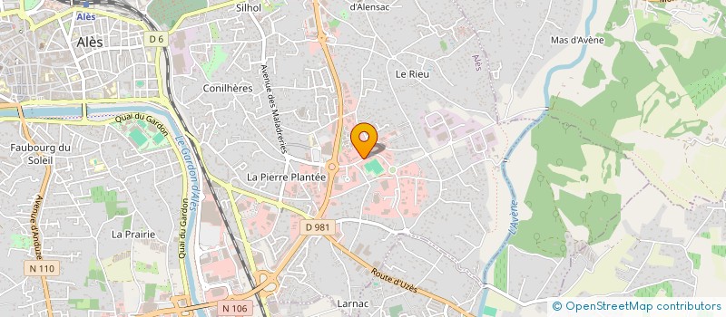localisation de l'entreprise BATISSONS PLUS à ALES