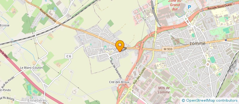 localisation de l'entreprise BATISSURE à LILLE