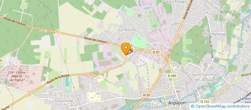 localisation de l'entreprise BATISTA CONSTRUCTION ET RENOVATION  OLLAINVILLE