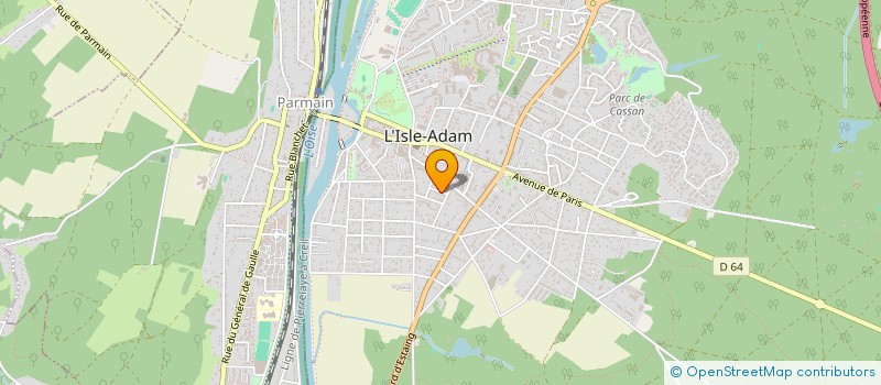 localisation de l'entreprise BATISTA DANIEL à L'ISLE-ADAM