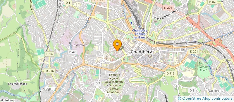 localisation de l'entreprise BATISTA DAVID MAIO ANTUNES SYLVIE  CHAMBERY