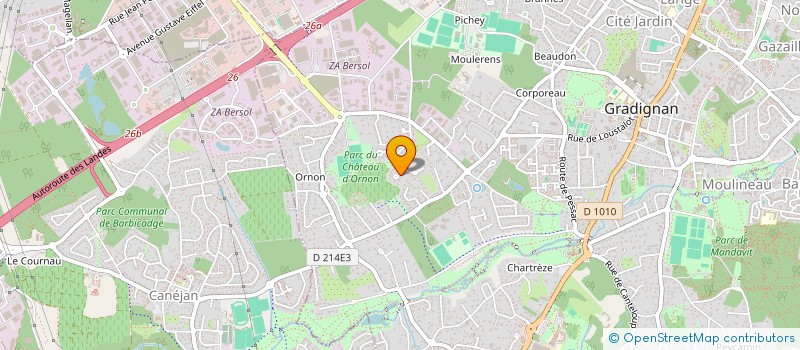 localisation de l'entreprise BATISTA OULEY  GRADIGNAN