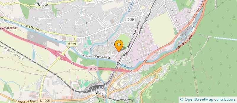 localisation de l'entreprise BATISTOCK à PASSY