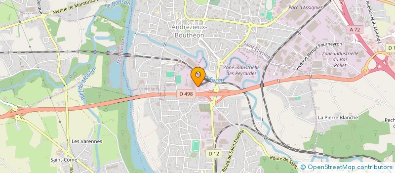 localisation de l'entreprise BATISTOU  SAINT-JUST-SAINT-RAMBERT