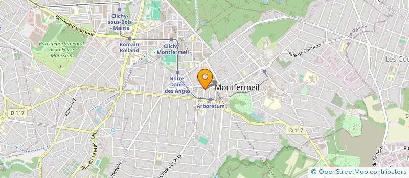 localisation de l'entreprise BATISTYL à MONTFERMEIL