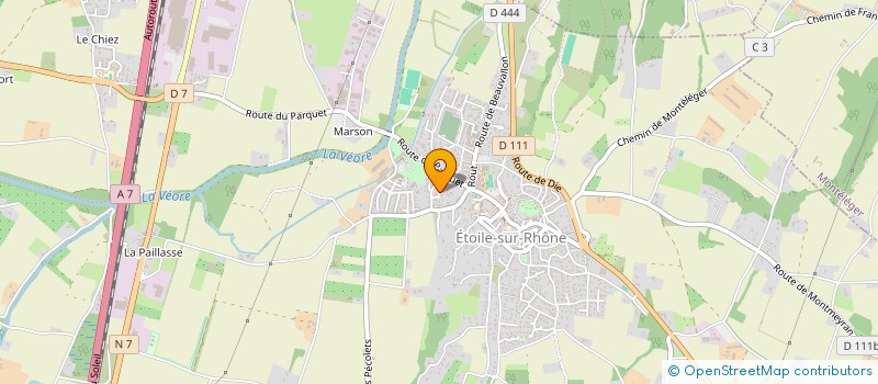 localisation de l'entreprise BATISTYL CONSTRUCTIONS  ETOILE-SUR-RHONE