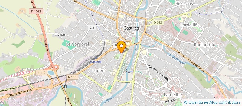 localisation de l'entreprise BATISUD à CASTRES