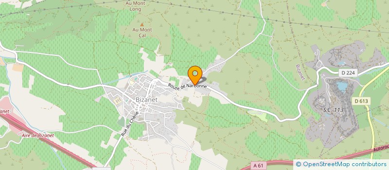 localisation de l'entreprise BATISUD EURL à BIZANET