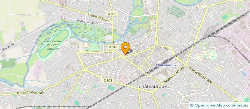 localisation de l'entreprise BATISUPPORTS à CHATEAUROUX