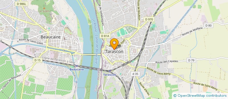 localisation de l'entreprise BATISUR  TARASCON