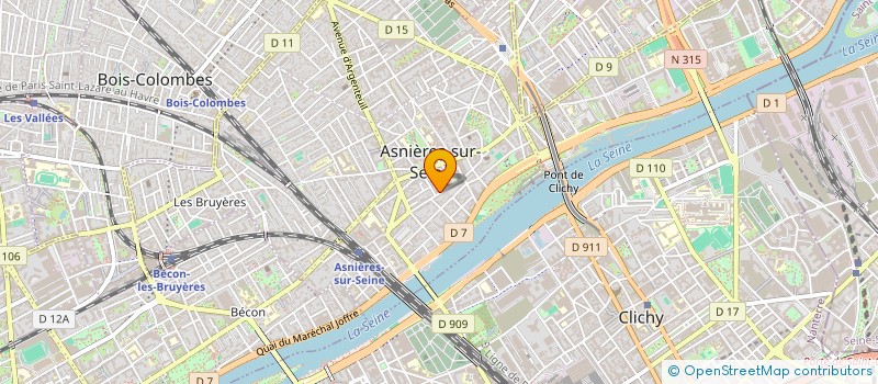 localisation de l'entreprise BATISVERT à CLICHY