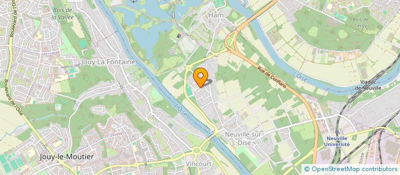 localisation de l'entreprise BATIT FRANCE RENOV  NEUVILLE-SUR-OISE