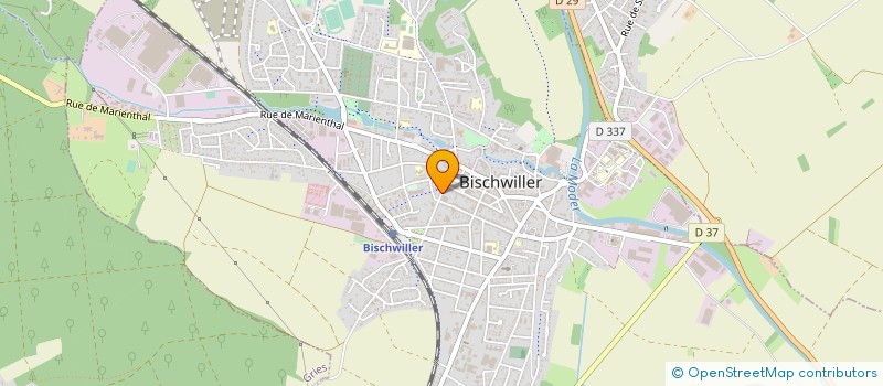 localisation de l'entreprise BATITEC + à BISCHWILLER