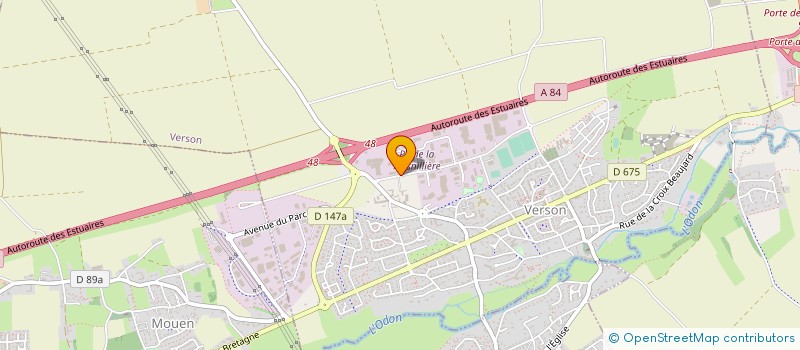 localisation de l'entreprise BATITEC  MOUEN