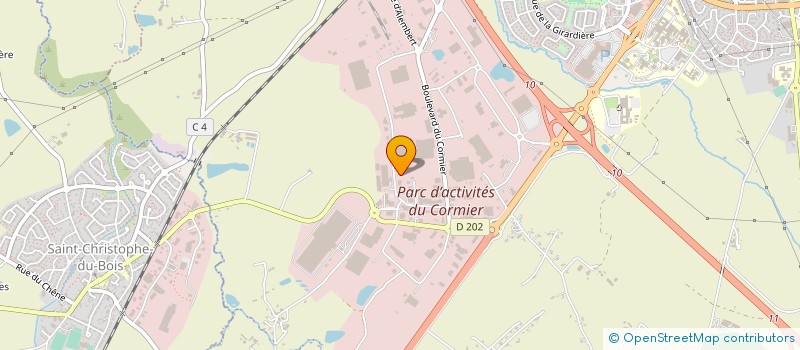 localisation de l'entreprise BATITECH à CHOLET