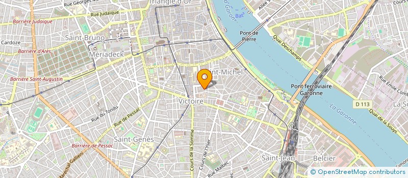 localisation de l'entreprise BATITECH à BORDEAUX