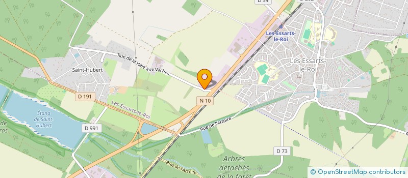 localisation de l'entreprise BATITECH  LES ESSARTS-LE-ROI