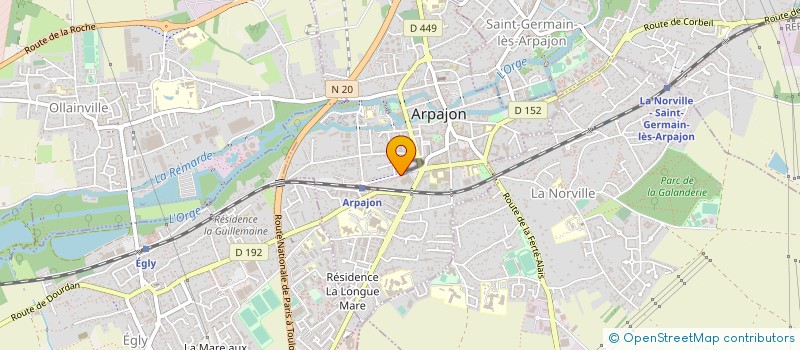 localisation de l'entreprise BATITECH à ARPAJON