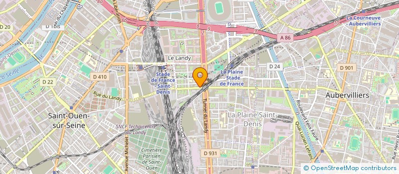 localisation de l'entreprise BATITECH à SAINT-DENIS