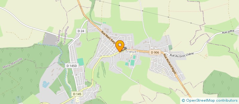 localisation de l'entreprise BATITECH CONSEIL SERVICES  TRIEUX