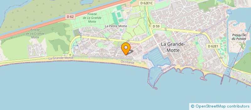 localisation de l'entreprise BATITECTE à LA GRANDE-MOTTE