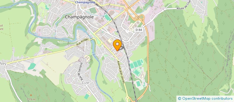 localisation de l'entreprise BATITEK74  LA MOTTE-SERVOLEX