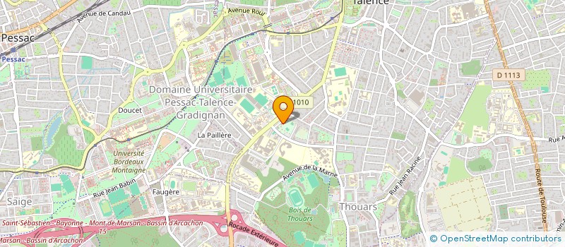 localisation de l'entreprise BATITELL  TALENCE