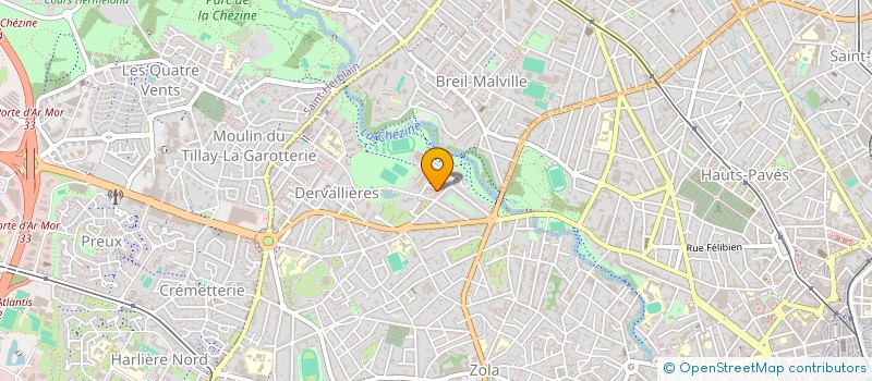 localisation de l'entreprise BATITEX à NANTES